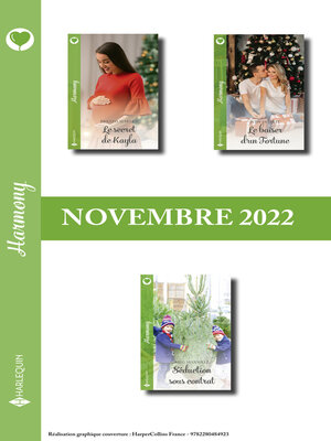cover image of Pack mensuel Harmony--3 romans (Novembre 2022)